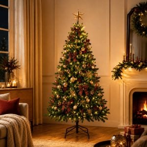 Árvore De Natal 1,50m Pinheiro 500 Galhos Premium Tradicional Verde — foto 3
