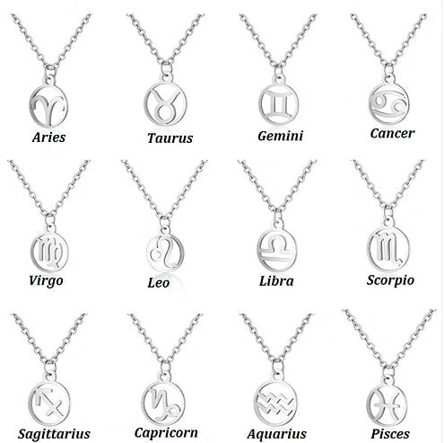 Colares de Signos variados
