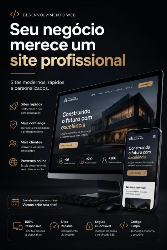 Criação de Sites Profissionais para Empresas