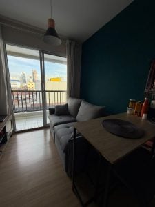Apartamento 1 dormitório, sala, cozinha americana, banheiro, mobiliado — foto 11