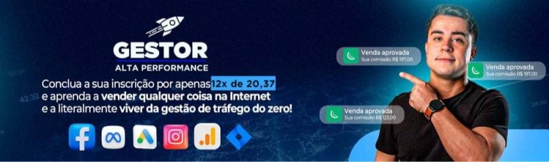 Gestor Alta Performance - Curso De Tráfego Pago