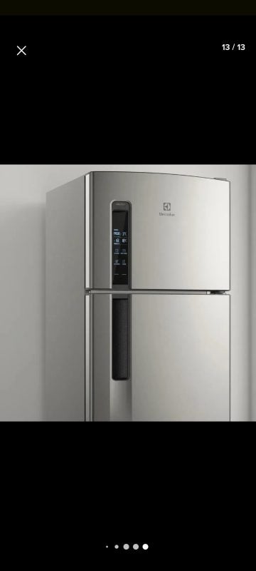 Geladeira Electrolux Frost Free 320L Duplex Inox Look (TF38S)
