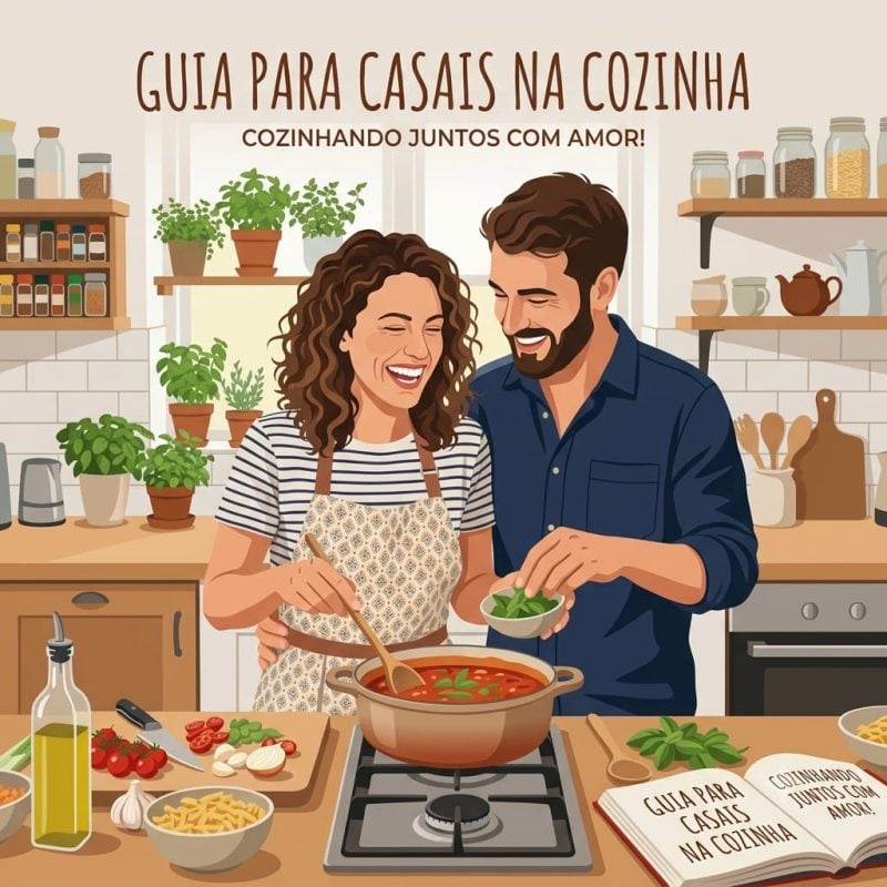 Cozinhando juntos: O guia do Casal na Cozinha