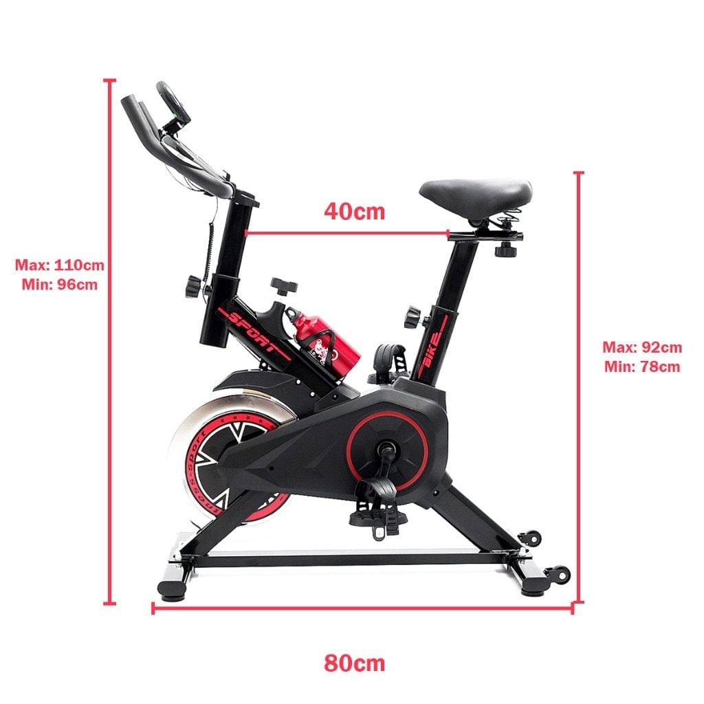 Bicicleta Ergometrica Spinning Academia Bike Fitness Profissional Monitor de Treino Garra — foto 2