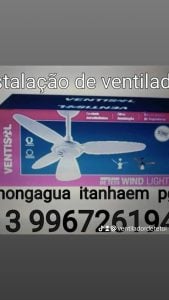 Ventilador de teto mongagua 13 996726194 — foto 3
