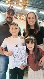 Caricaturas, Caricaturista, Caricaturas ao vivo em festas e eventos em geral — foto 4