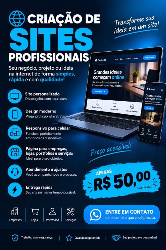 Criação de Sites Profissionais