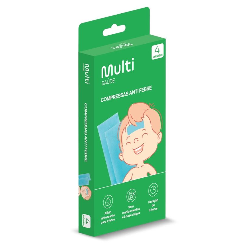 Compressa Anti Febre 4 Unidades Multi Saude