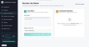 Multiplicador de Ideias - Gerador de Conteúdo com IA para Redes Sociais — foto 4