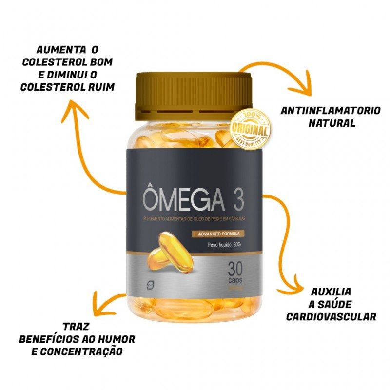 ômega 3 1450mg Oleo De Peixe