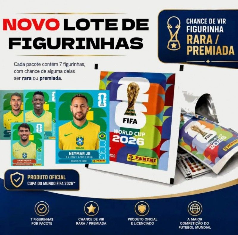 Álbum Oficial Copa Do Mundo FIFA 2026 Capa OURO