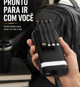 Power Bank Turbo 20.000mAh 22,5W com Display Digital — foto 3