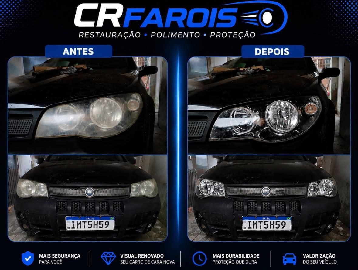 Reviltalização de farois — foto 2