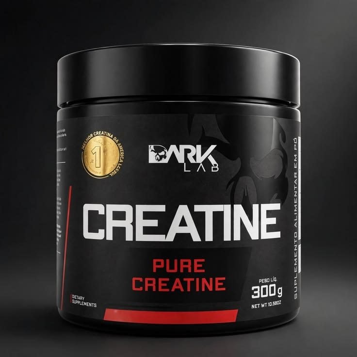Creatina Dark Lab Premium Pure em pó Sem sabor x 300g