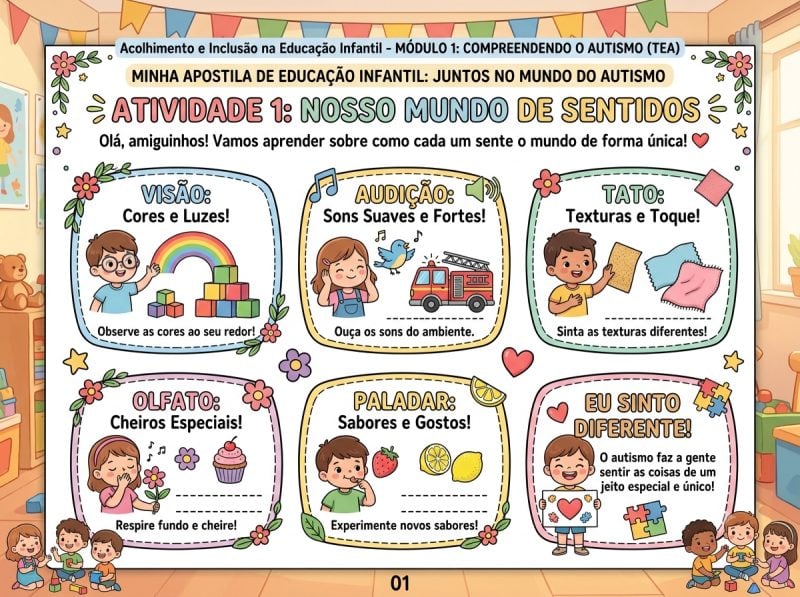 Autismo para educação infantil