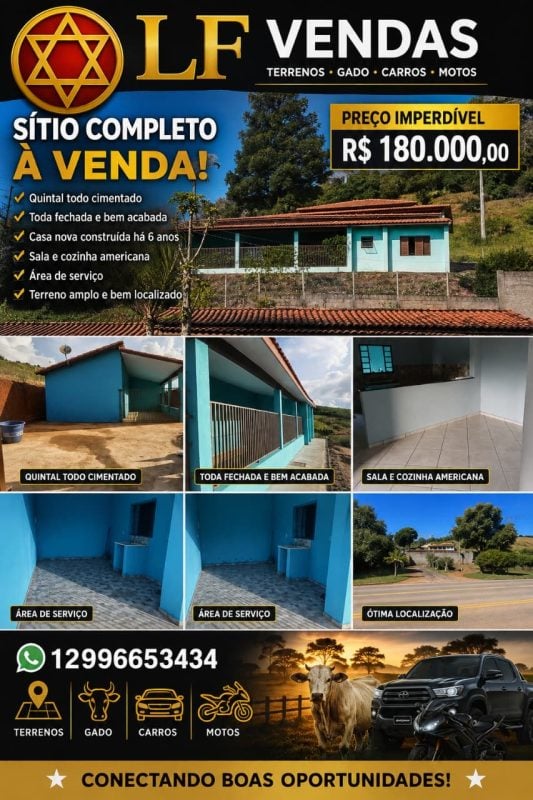 Sítio completo a venda!