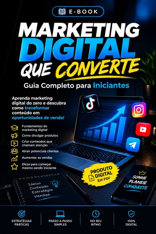E-book Marketing Digital para Iniciantes Guia Prático