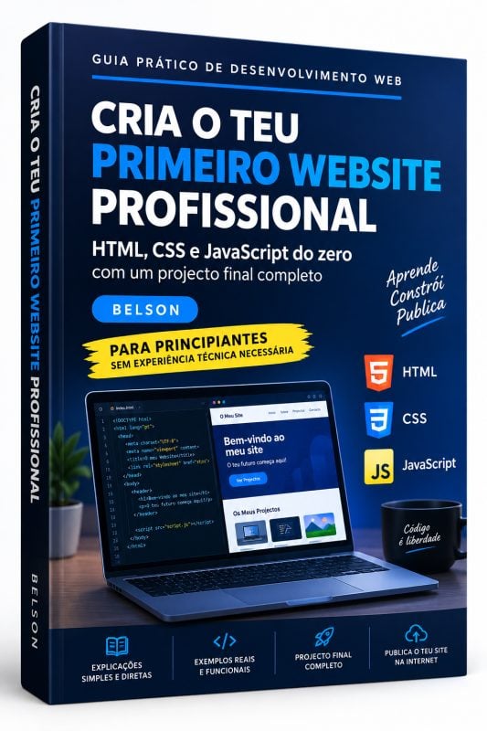 Ebook: Aprenda a Criar Sites com HTML, CSS e JavaScript do Zero