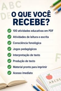 Kit Alfabetização 100 Atividades para Leitura e Escrita — foto 5