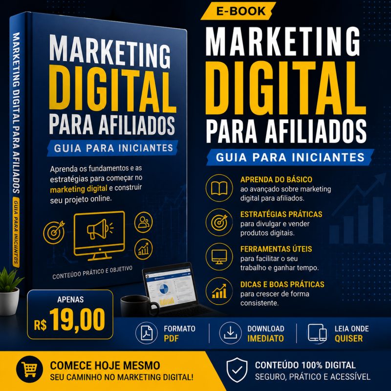E-book: Marketing Digital para Afiliados Guia para iniciantes