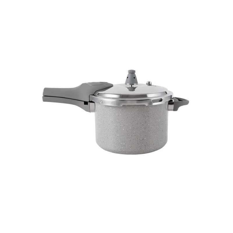 Panela de Pressão Indução Brinox Antiaderente Ceramic Life 4,2 L Marble Blend