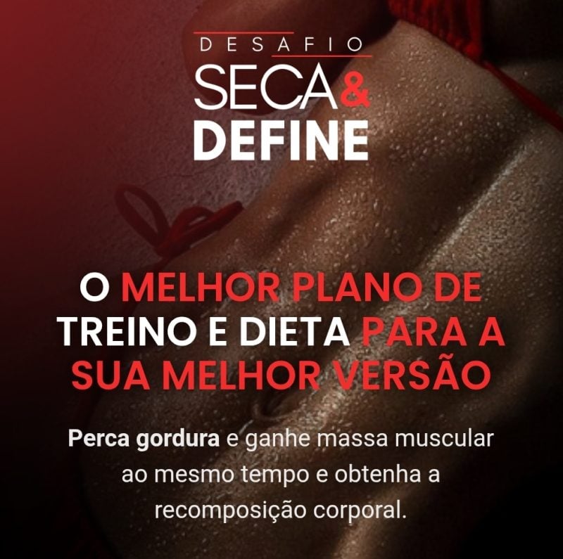 Curso desafio seca e define