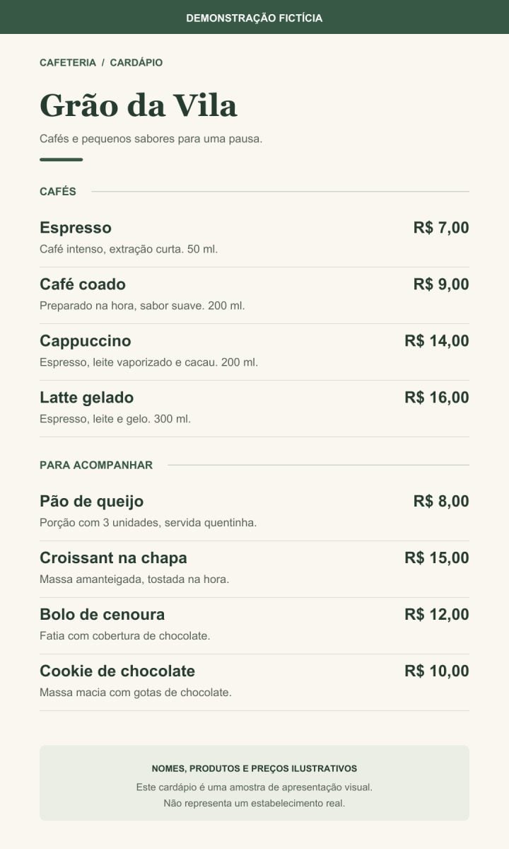 Criação de cardápio digital em PDF e PNG R$125 — foto 2