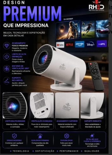 "cinema Em Casa Todos Os Dias: Projetor Smart 4k Com 47% Off" — foto 2