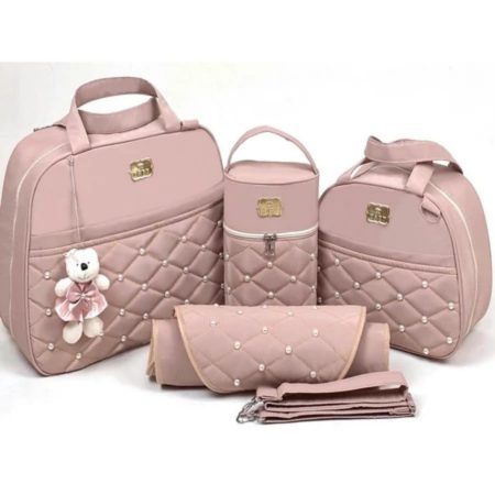 Kit de Bolsas Maternidade Para Bebê Tipo Mala Impermeável Térmicas