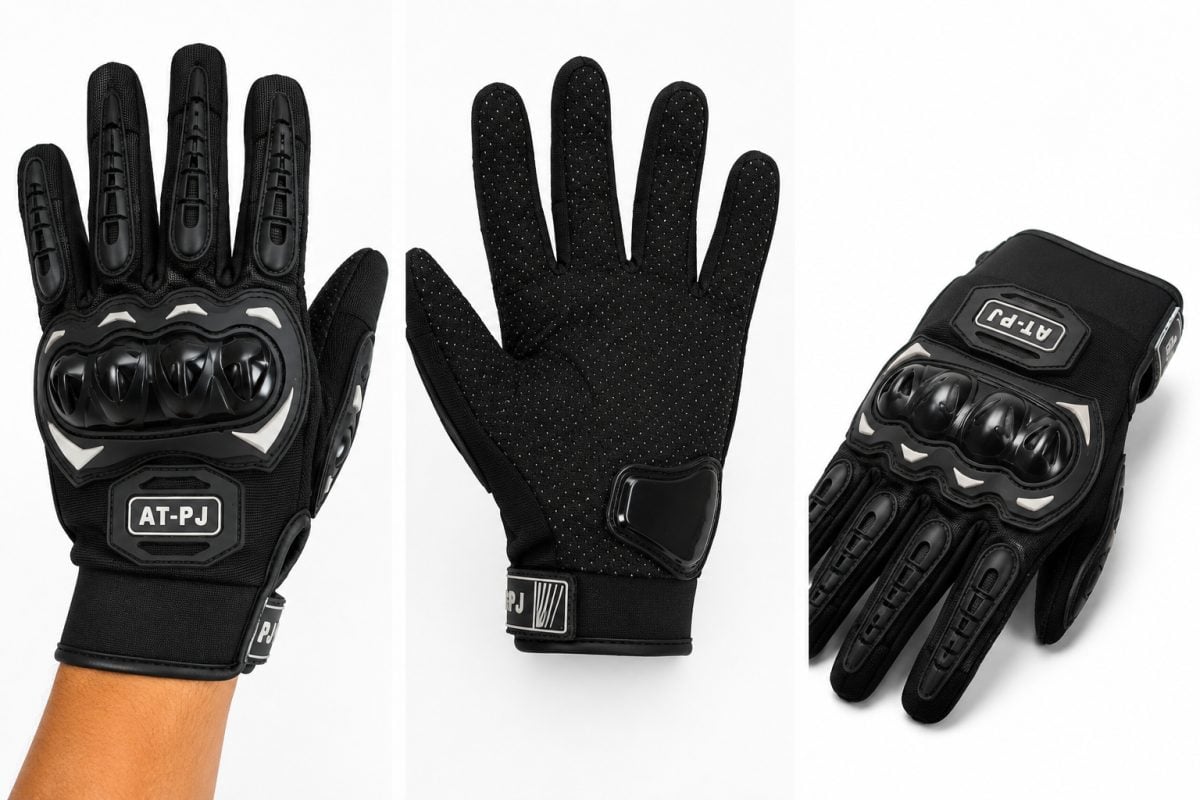 AT-PJ Luvas de Proteção para Motociclistas com Design Ergonômico e Conforto Máximo — foto 2