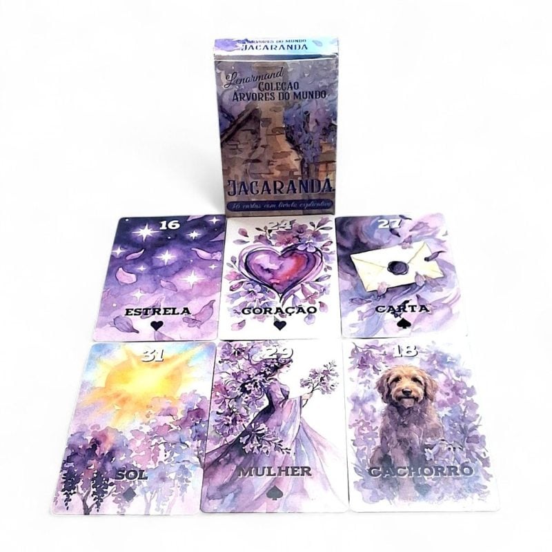 Baralho cigano Lenormand Árvores do mundo