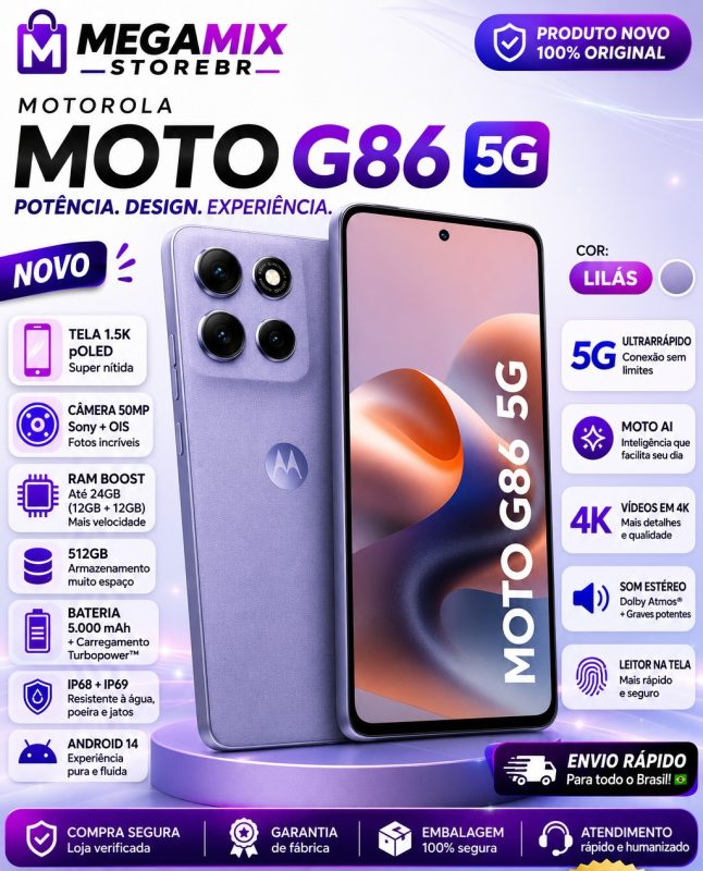 Novo Moto G86 5G
