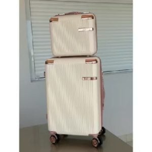 Kit Mala de Viagem com Frasqueira 4 Rodas 360° Conjunto de Malas Femininas — foto 4