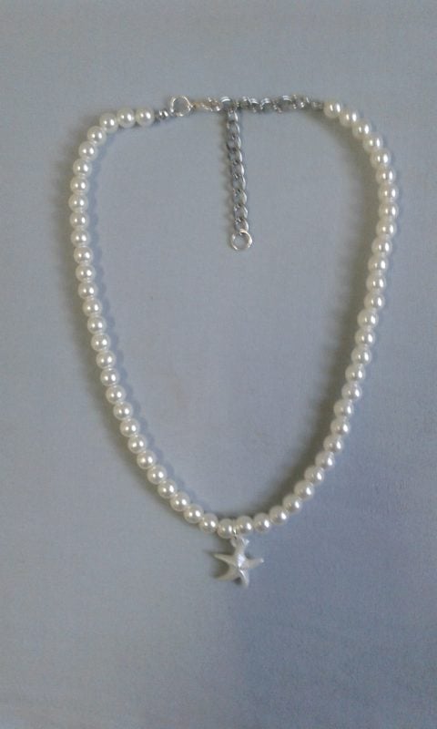 Choker de miçanga perolada tamanho p