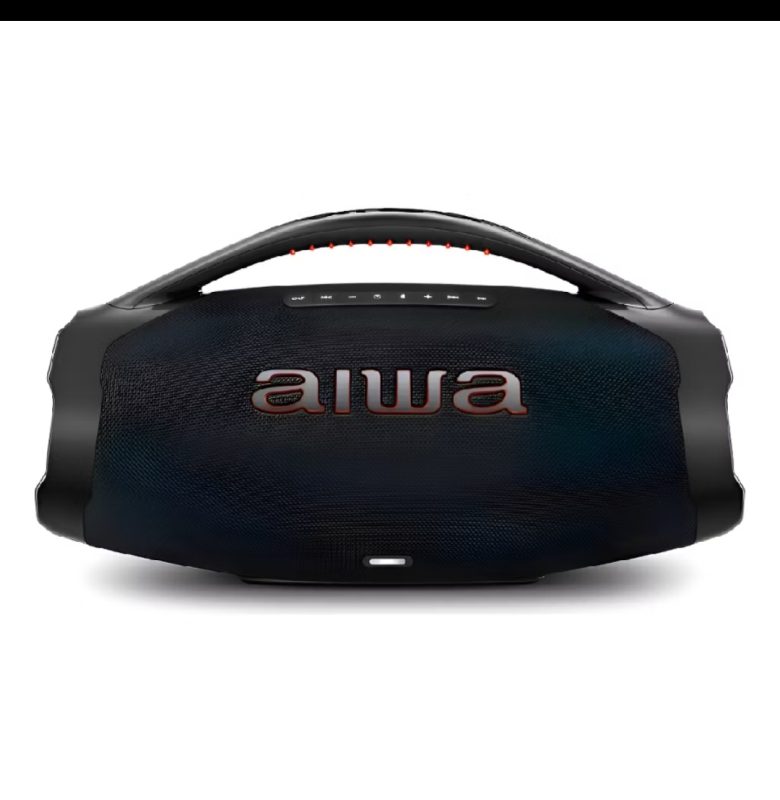 Caixa De Som Boombox Aiwa AWS-BBS-01B 200w IP66 30hs De Bateria