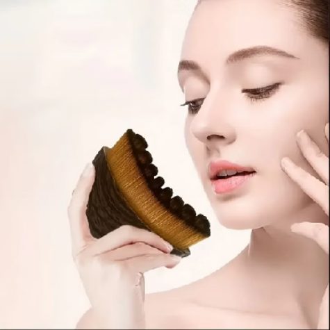 Escova linfática facial ergonômica: relaxa e ativa a circulação