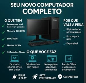 Desktop completo por menos de R$ 1.180 e ainda parcela em 12x! — foto 6