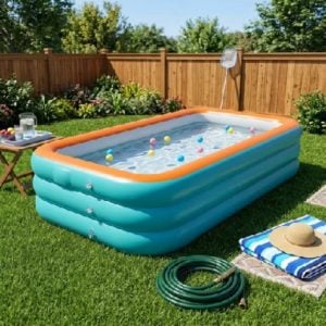 Linda Piscina Inflável Grande Portátil. — foto 12