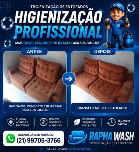Higienização de Estofados a partir de R$ 150,00 — foto 8