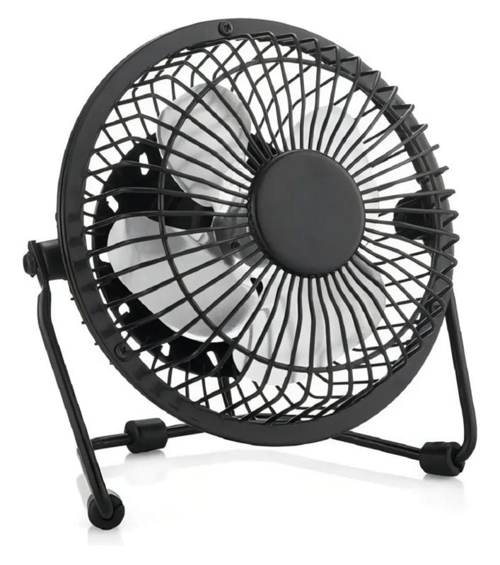 Ventilador de Mesa Silencioso Mini USB 15cm