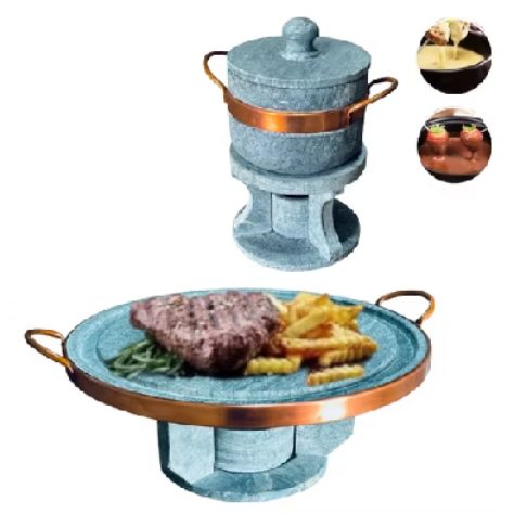 Kit 2 Fondue 1 De Carne 27 Cm E Outro De Queijo 500 Ml