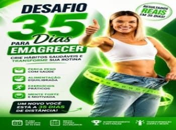E-book Desafio 35 Dias Para Emagrecer