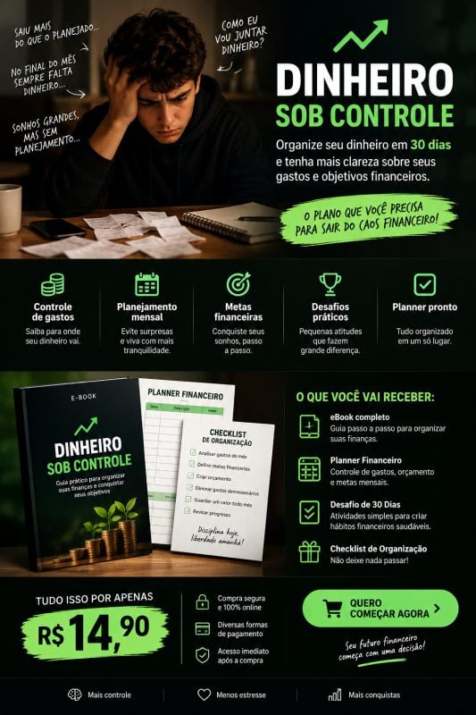 Kit de Organização Financeira Digital