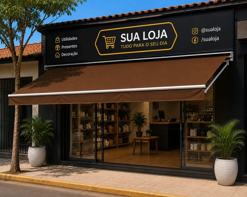 Toldos para fachadas oferecem proteção solar