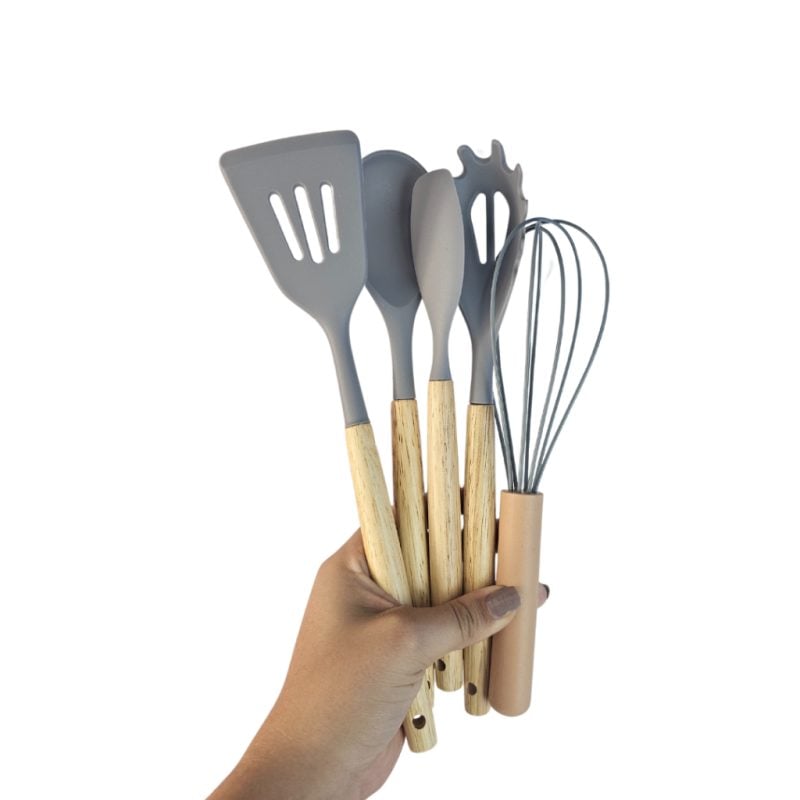 Kit 12 utensílios de cozinha