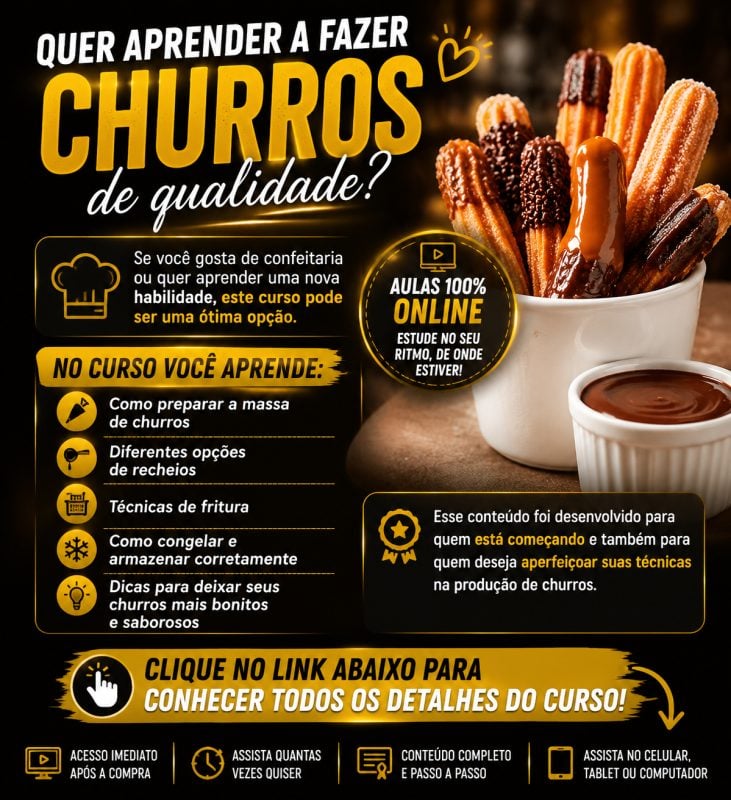 Curso Online de Churros