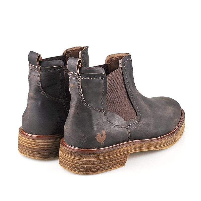 Bota Masculina de Couro Walking Made in Mato Café