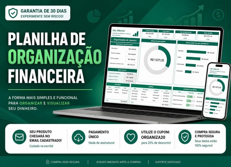 Planilha de organização