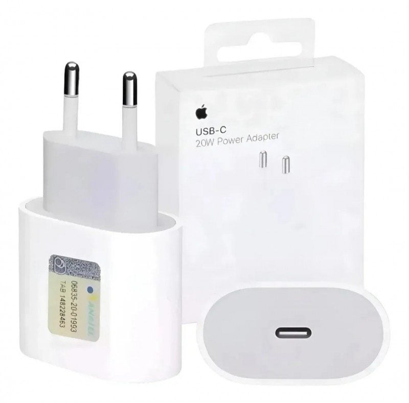 Carregador Adaptador Usb-c De 20w para iPhone Apple Branco A2465 -Distribuidor Autorizado — foto 2