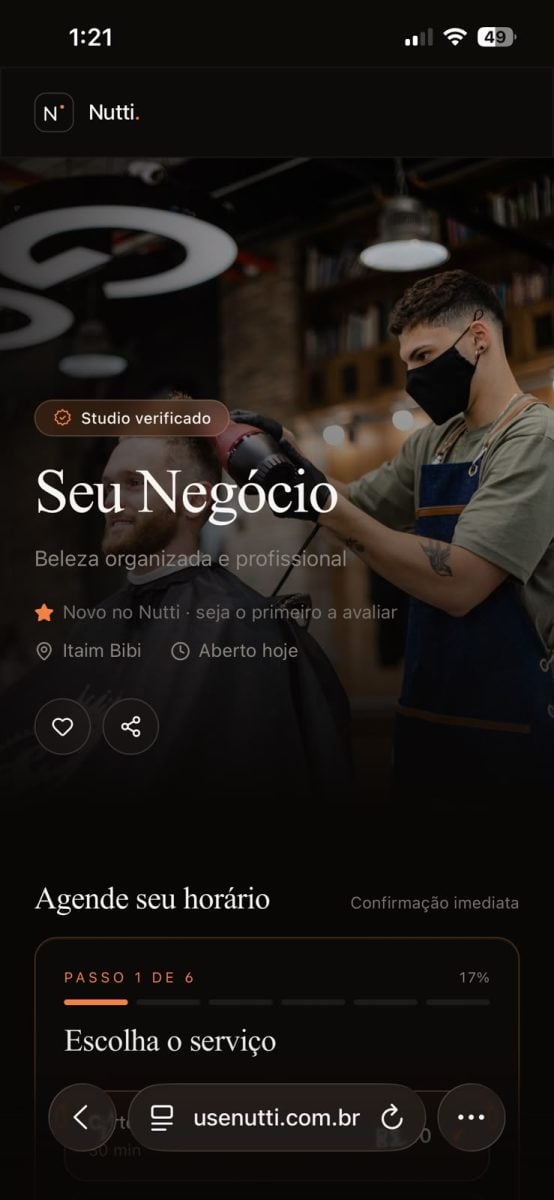 Sistema de agendamento simples e profissional para salões de beleza. — foto 2
